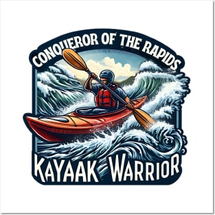 Kayaking funny Posters and Art